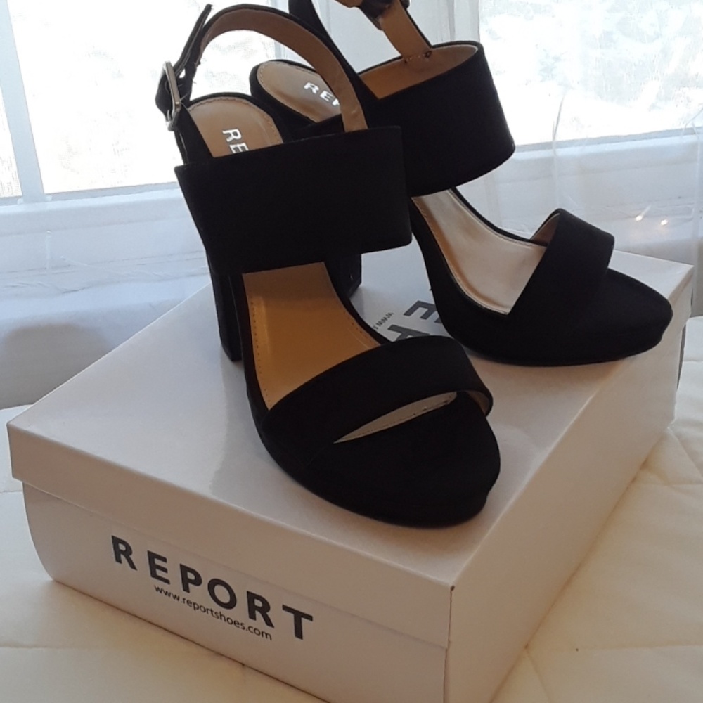Report Lawren Black Heels (Never Worn)